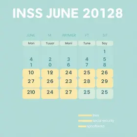 calendário de pagamentos do INSS